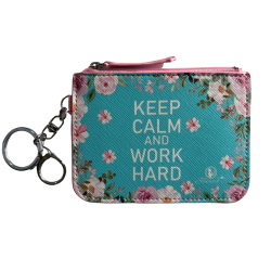 BJ ID ZIP CARD HOLDER - KEEP CALM