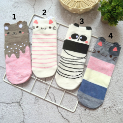 CARTOON ANKLE SOCKS - SWEET