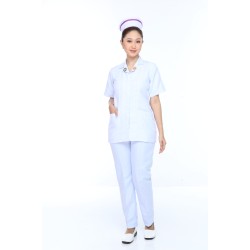 SHORT SLEEVE NURSE UNIFORM (TOP&PANT)