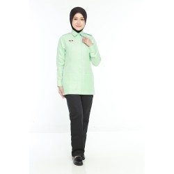 PENOLONG PEGAWAI PERUBATAN FEMALE OFFICIAL UNIFORM (ONE SET TOP & PANT)