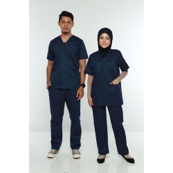 SCRUB SUIT NEW SERIES - NAVY BLUE 