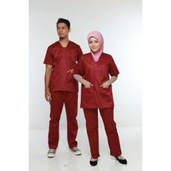 SCRUB SUIT NEW SERIES - MAROON