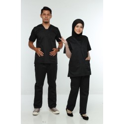 SCRUB SUIT NEW SERIES - BLACK 