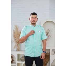 PENOLONG PEGAWAI PERUBATAN MALE CLINICAL TOP - POLYESTER
