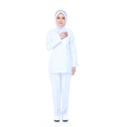 NURSE LONG SLEEVE UNIFORM (ONE SET TOP & PANT)