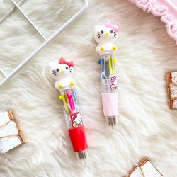 PEN 4 COLOURS - MINI HELLO KITTY 