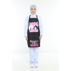 APRON BUTIK JURURAWAT - BLACK 