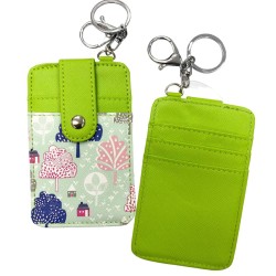 Printed Card Holder Vertical - Colourful Tree