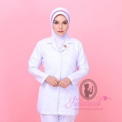 Tudung Soft Awning Full Scuba Jururawat Masyarakat  - CLEARANCE