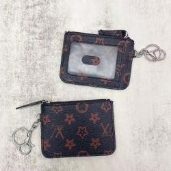 Card Holder Horizontal - Black Brown LV