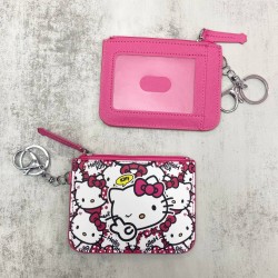 Card Holder Horizontal - Hot Pink Hello Kitty