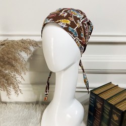 SCRUB CAP - BROWN LONDON
