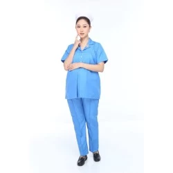 SISTER SHORT SLEEVE MATERNITY UNIFORM - (ONE SET TOP & PANT)