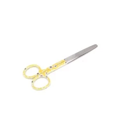 Dressing Scissor Blunt/Sharp Yellow Flower