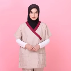 Tudung Soft Awning Full Scuba Plain - Black