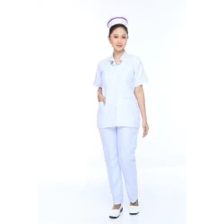 NURSE SHORT SLEEVE UNIFORM (ONE SET TOP & PANT)