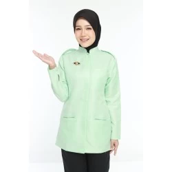 PENOLONG PEGAWAI PERUBATAN FEMALE CLINICAL TOP - (BAJU SAHAJA)