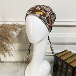 SCRUB CAP - BROWN LONDON