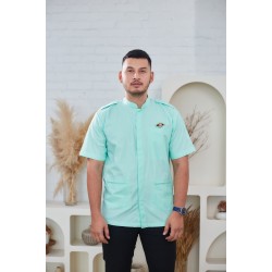PENOLONG PEGAWAI PERUBATAN MALE CLINICAL TOP - COTTON