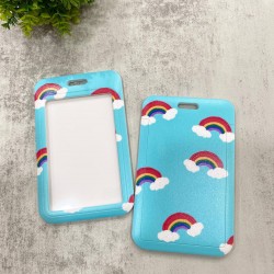 Card Holder Light Blue - Rainbow
