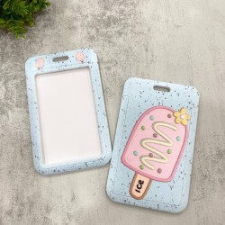 Card Holder Light Blue - Ice-Cream