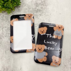 Card Holder Black - The Lucky Bear