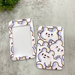 Card Holder Light Purple - Bear