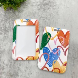 Card Holder Cream - Colourful Loves