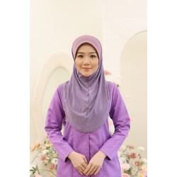 Tudung Soft Awning Full Scuba Purple UITM